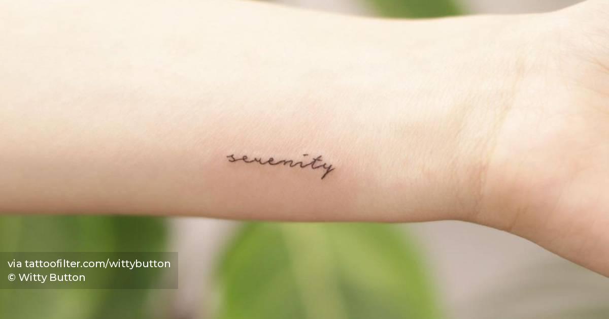 Small serenity prayer tattoo 0050