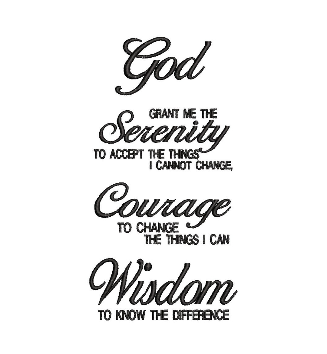 Small serenity prayer tattoo 0059