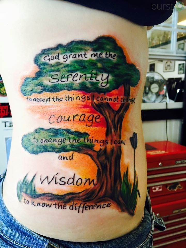 Small serenity prayer tattoo 0062