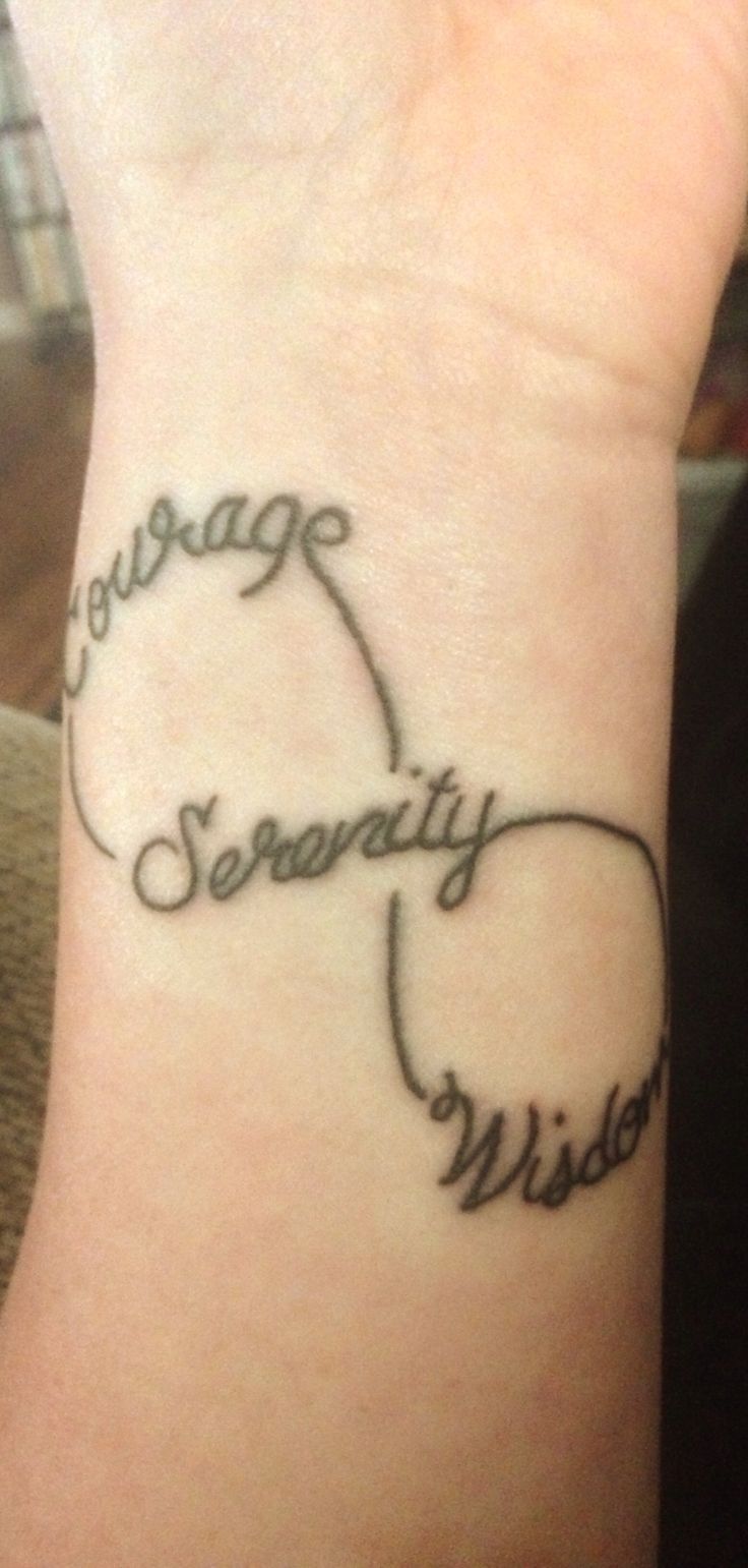 Small serenity prayer tattoo 0069