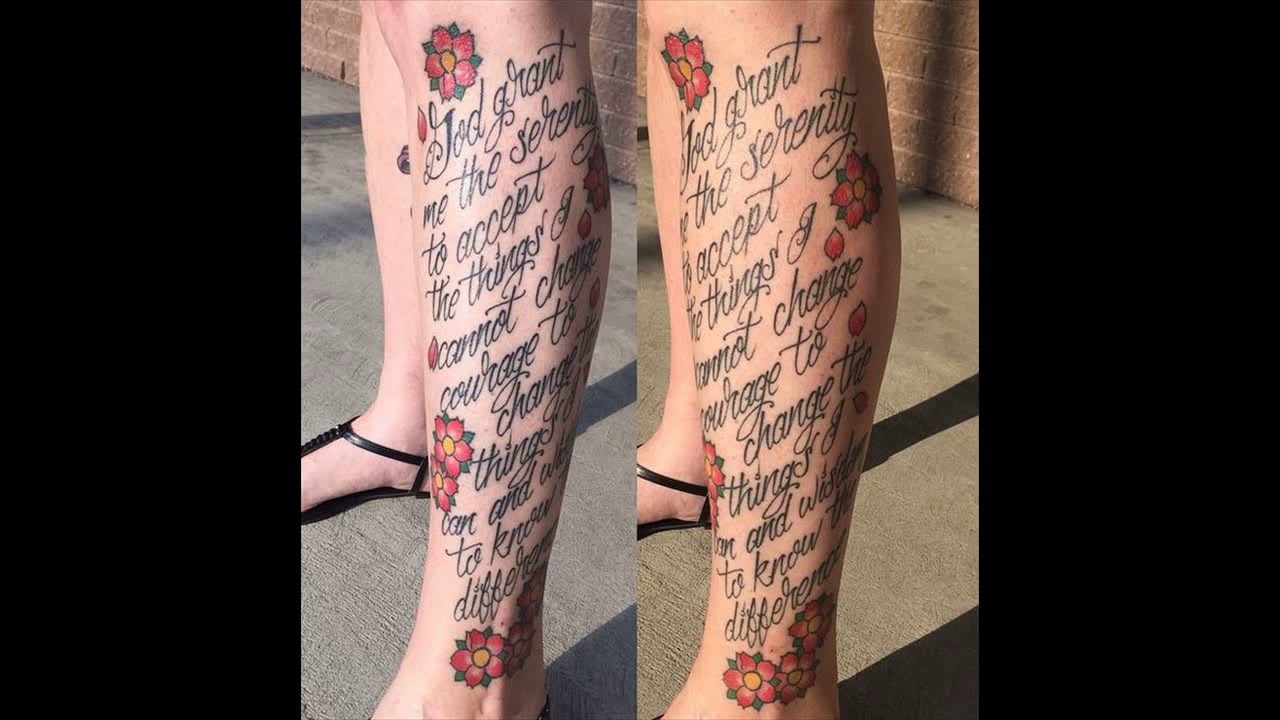 Small serenity prayer tattoo 0083