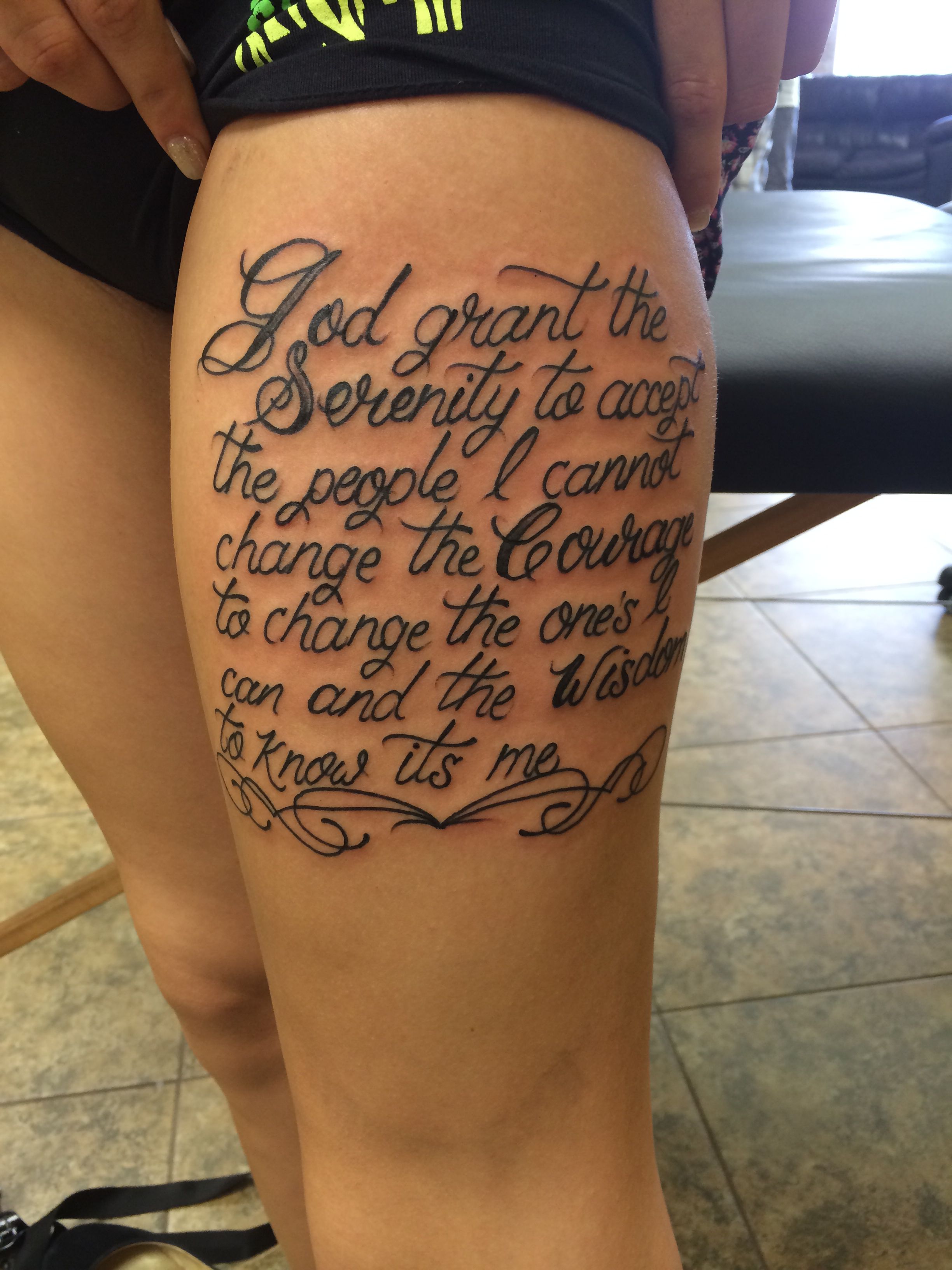 Small serenity prayer tattoo 0091