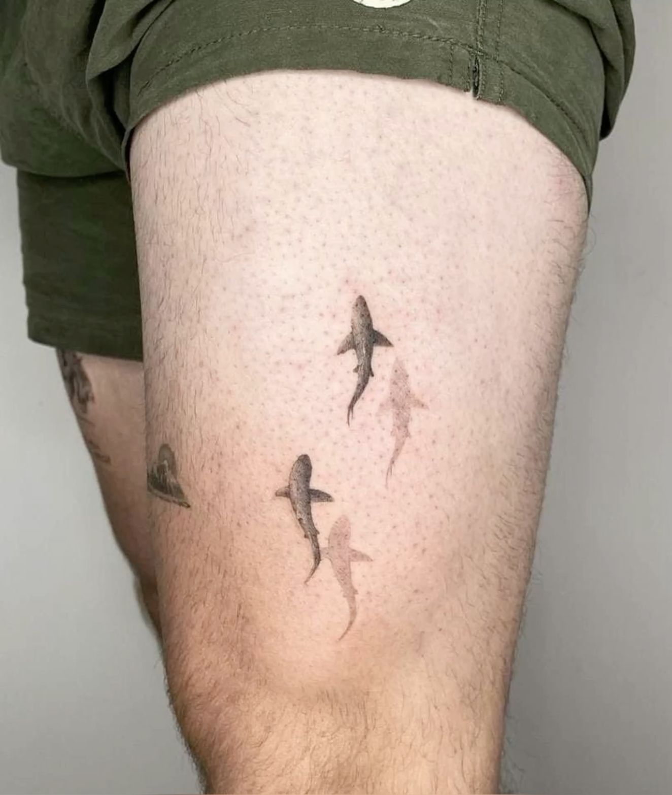 small shark tattoo 0037