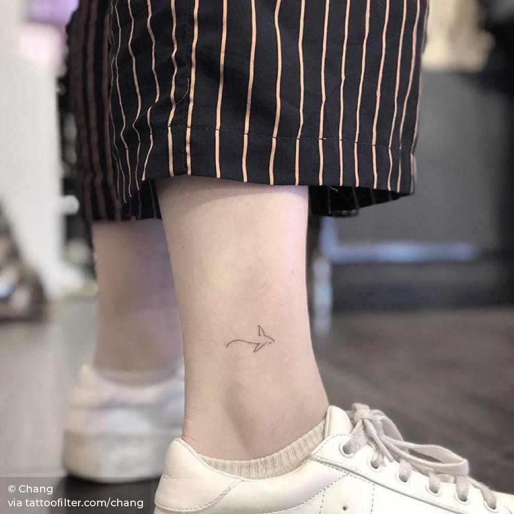 small shark tattoo 0054