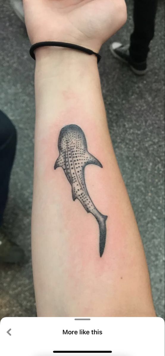 small shark tattoo 0096