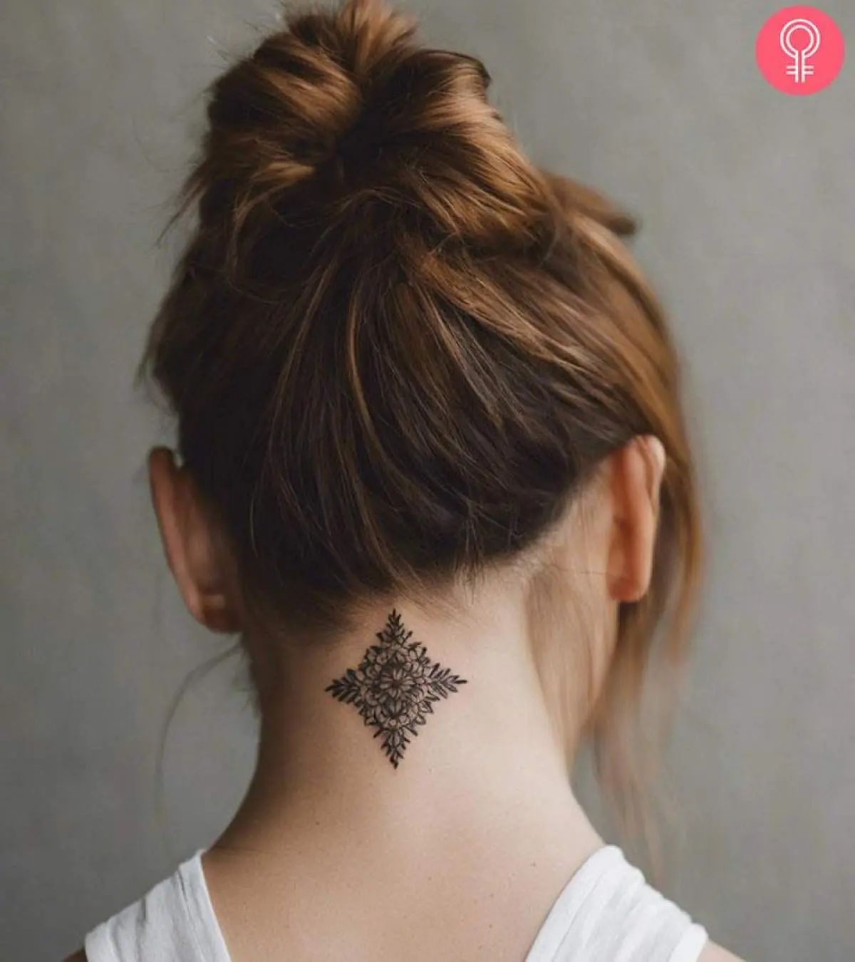 small side neck tattoo designs female 0049