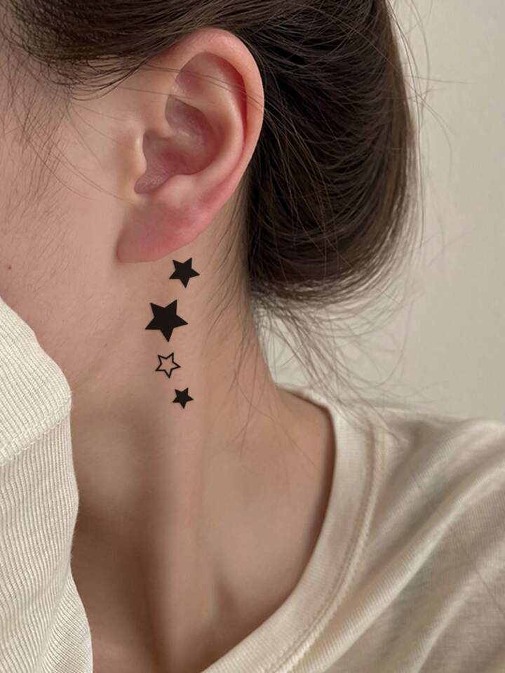 small side neck tattoo designs female 0096