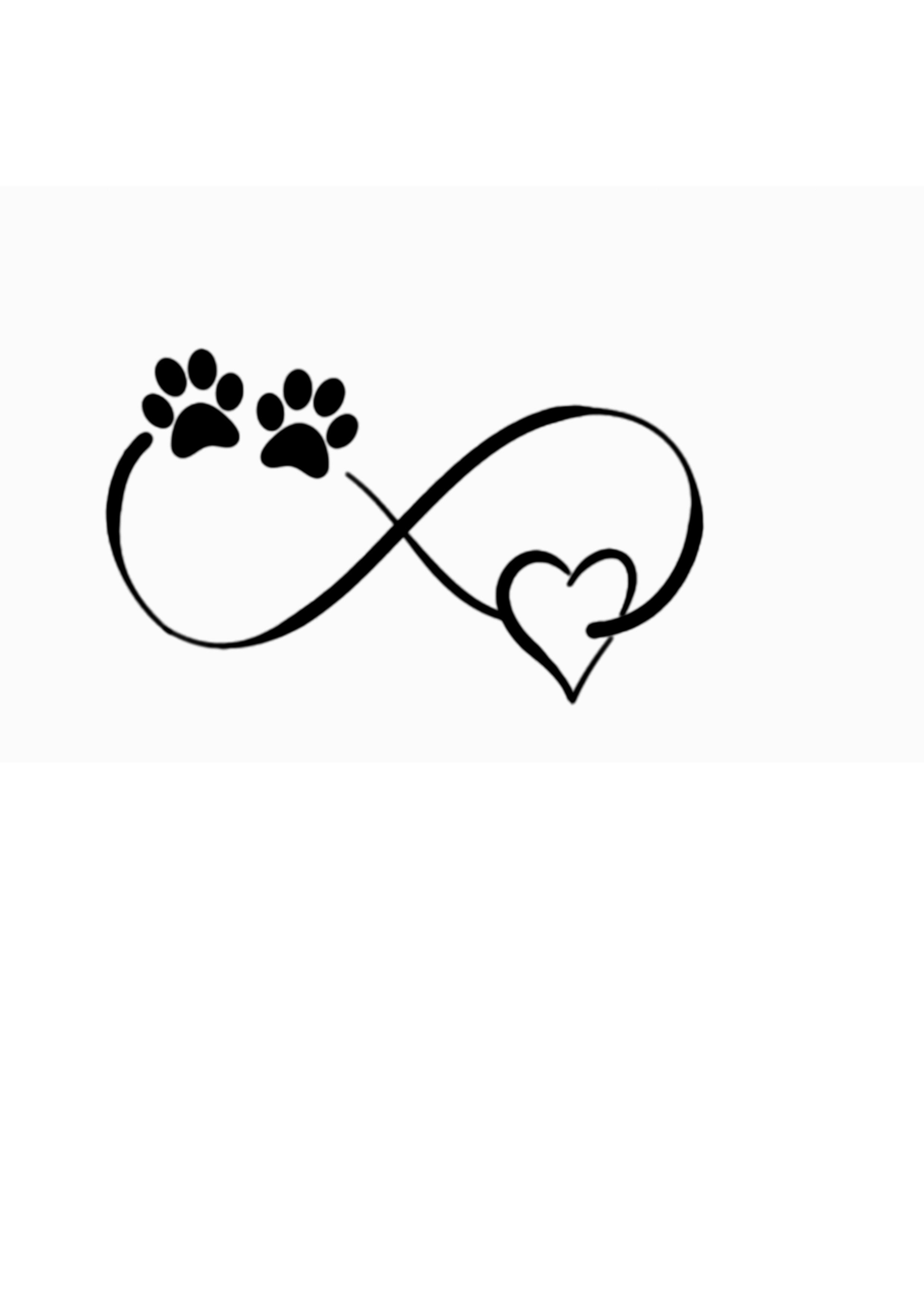 small simple dog memorial tattoo 0019