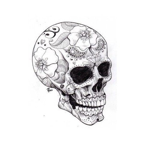 small skull tattoo design ideas