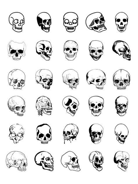 small skull tattoo ideas