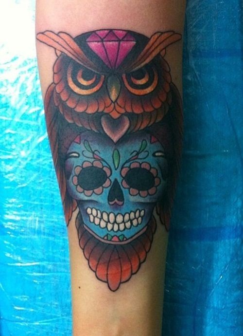 Small skull tattoo 0018