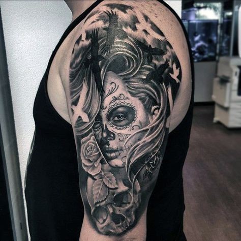 Small skull tattoo 0019