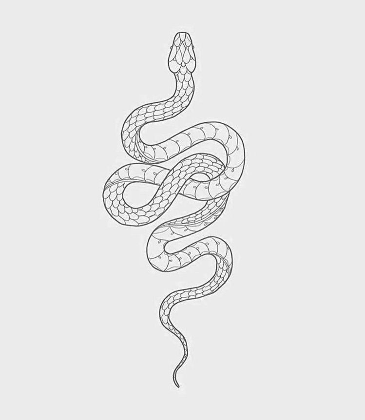 small snake tattoo 0050