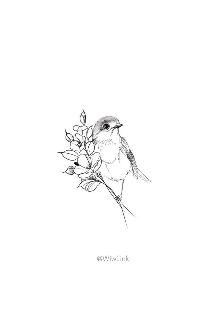 small sparrow tattoo ideas