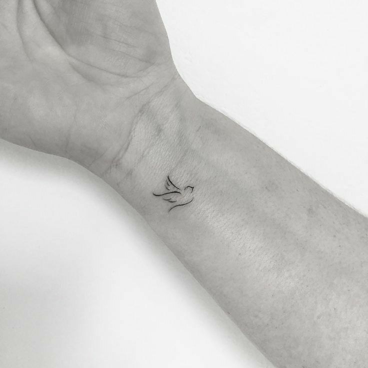 small sparrow tattoo 0013