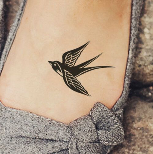 small sparrow tattoo 0036