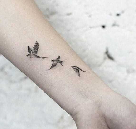 small sparrow tattoo 0039