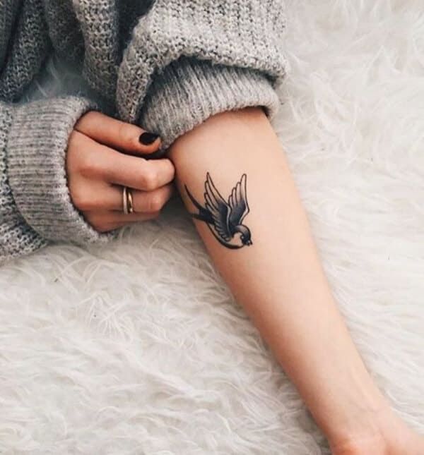 small sparrow tattoo 0040