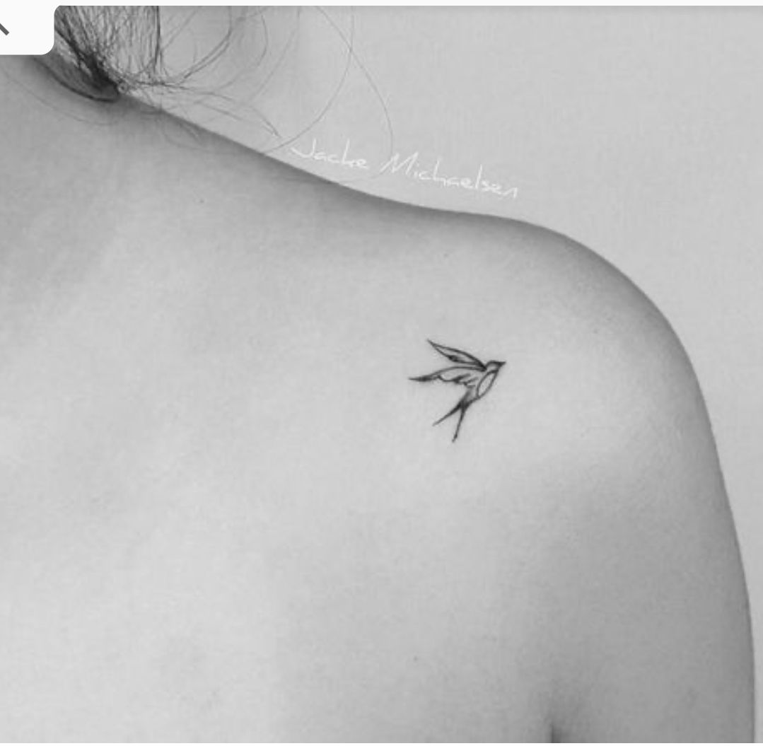 small sparrow tattoo 0055