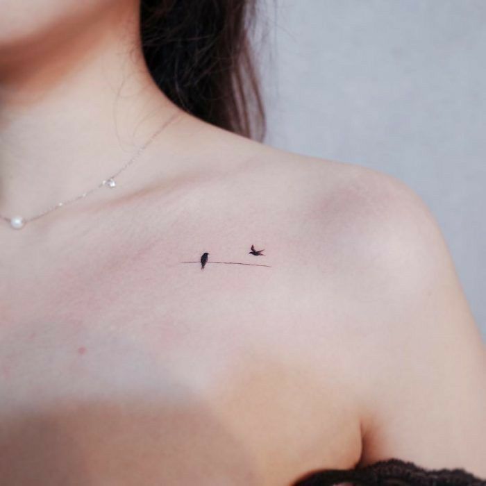 small sparrow tattoo 0058