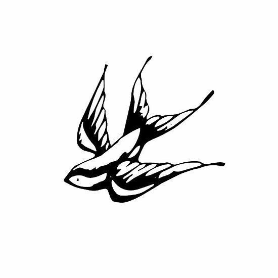 small sparrow tattoo 0059