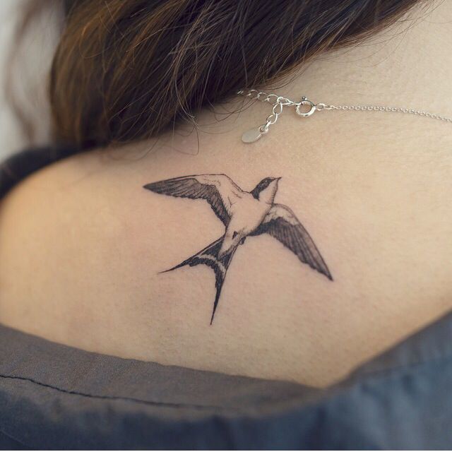 small sparrow tattoo 0094