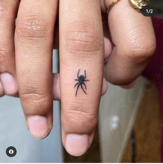 small spider tattoo designs