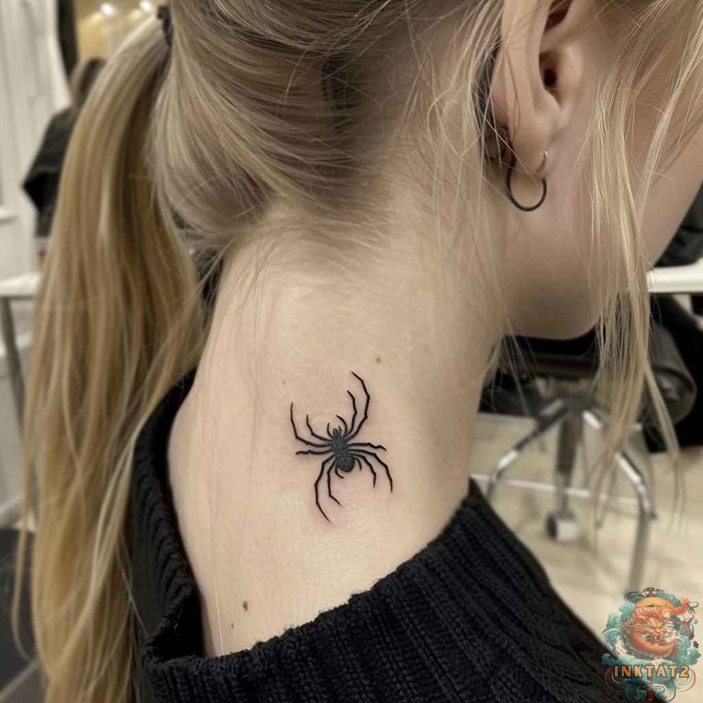 small spider tattoo 0031