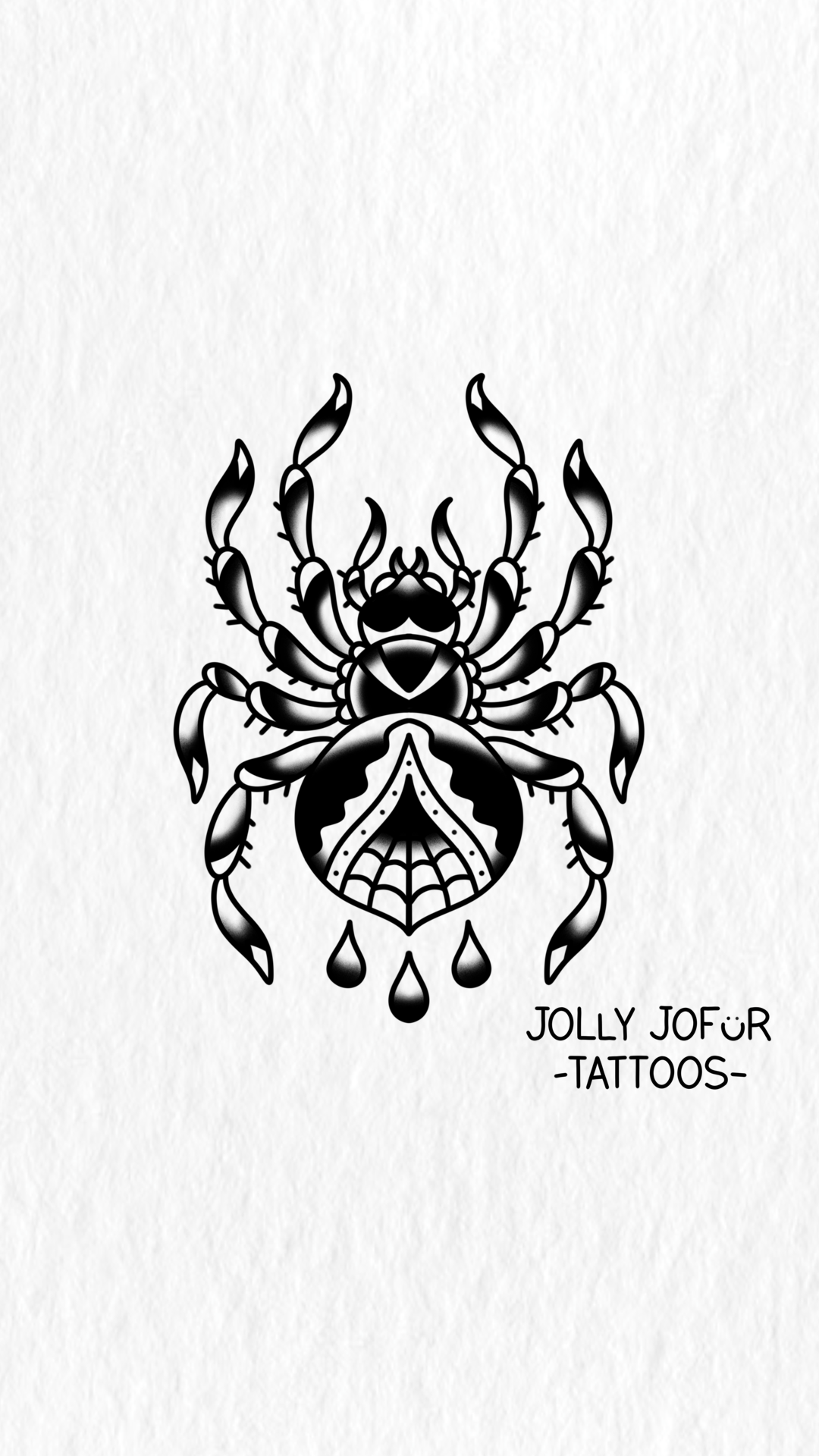 small spider tattoo 0043