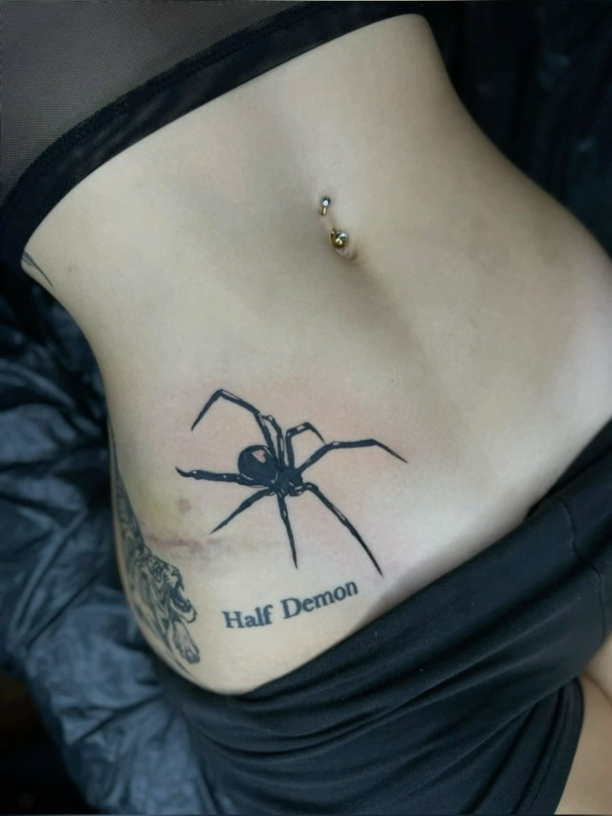 small spider tattoo 0052