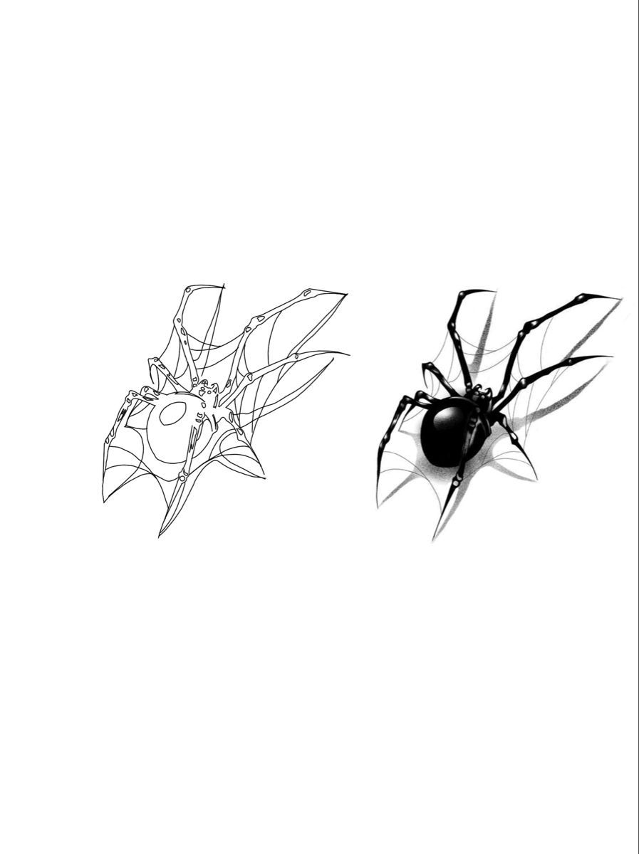 small spider tattoo 0072