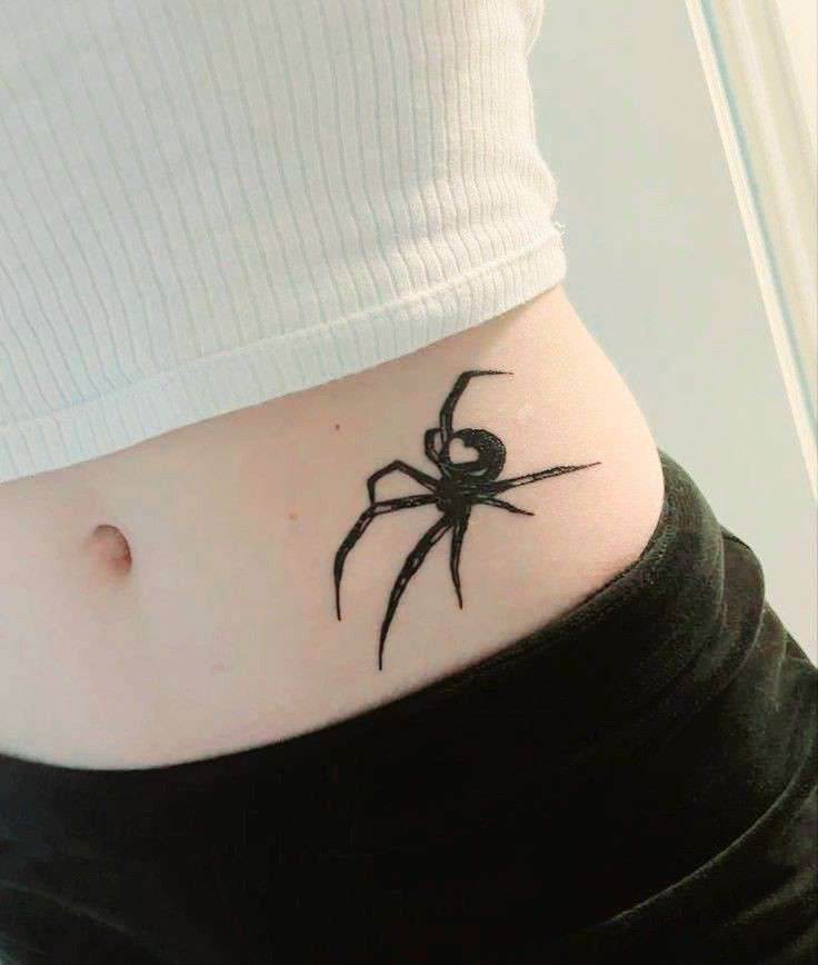 small spider tattoo 0081