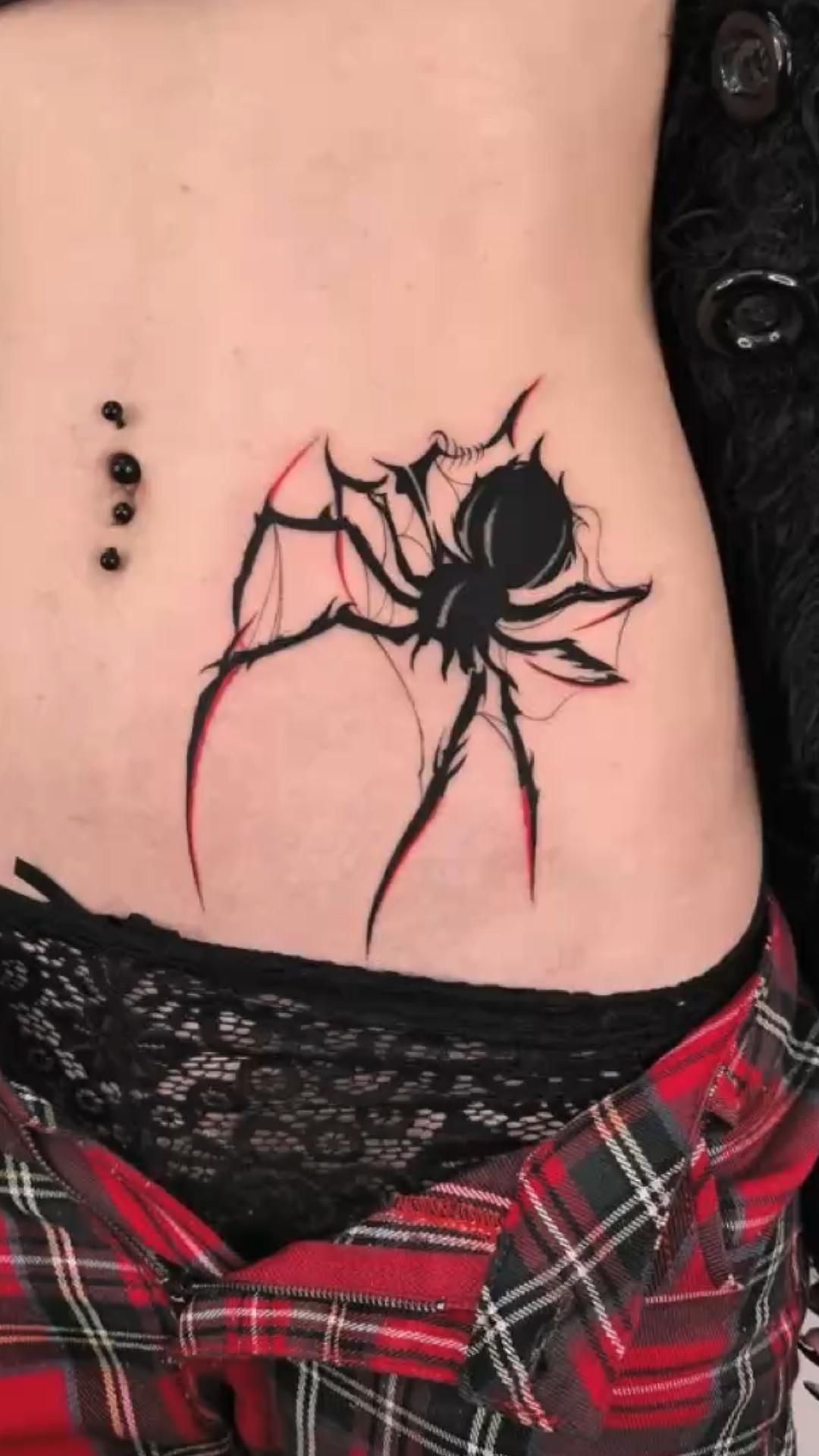 small spider tattoo 0093