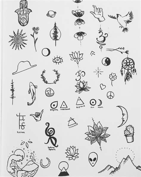 small stick and poke tattoo concepts