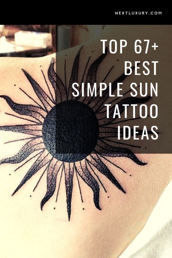 Small sun tattoo 0026