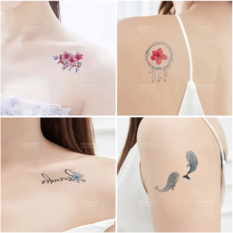 small tattoo on chest girl 0045