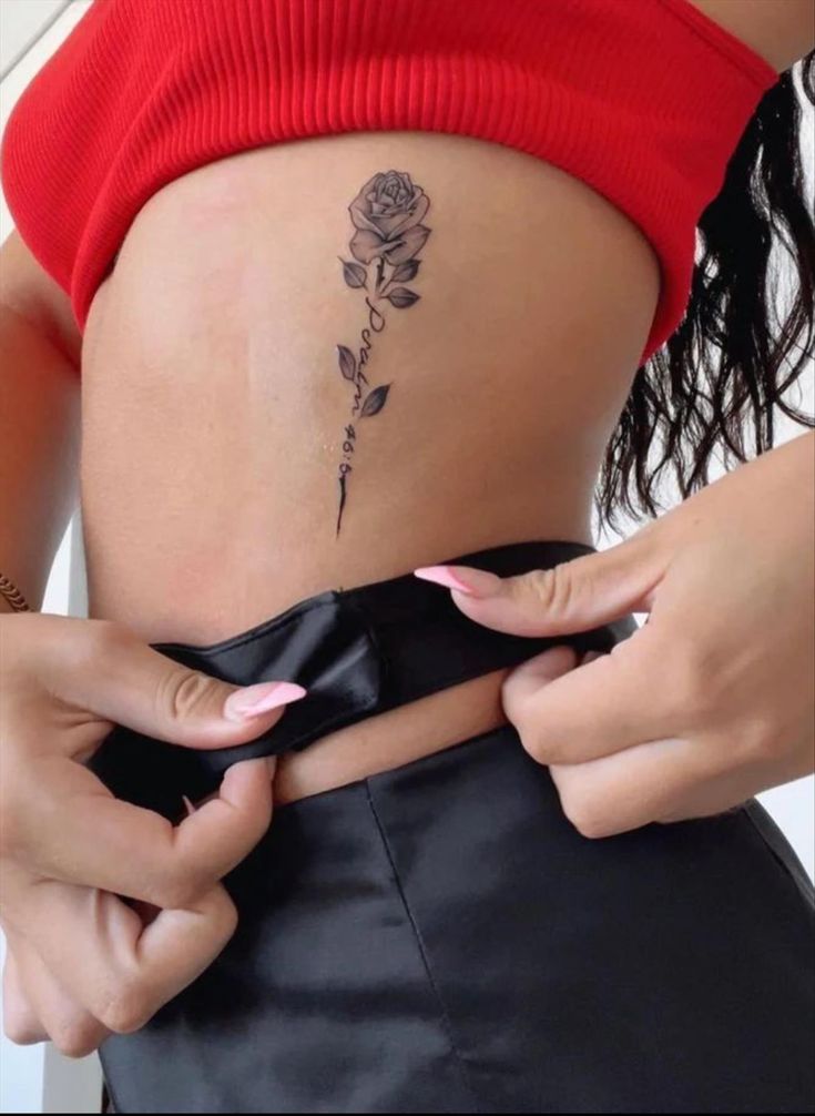 Small tattoo placement 0089