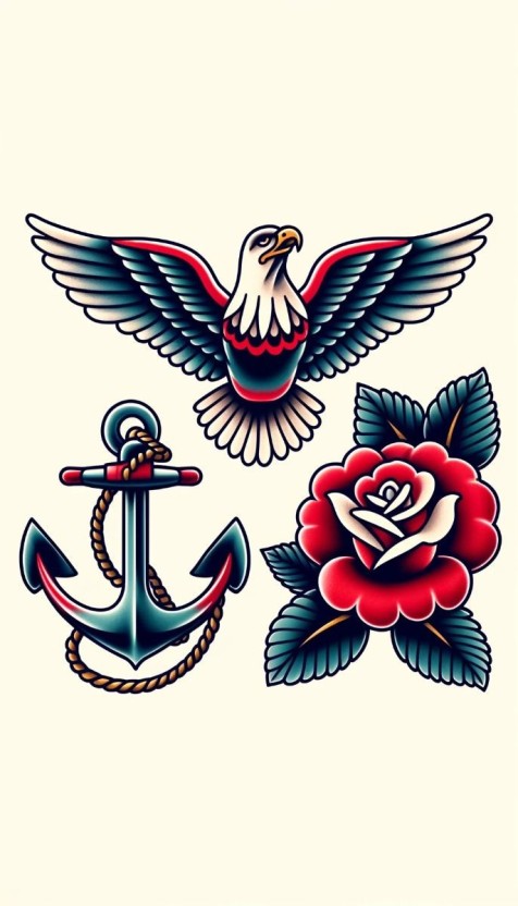 small traditional American tattoo ideas