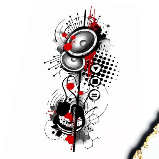 Small trash polka tattoo designs 0017