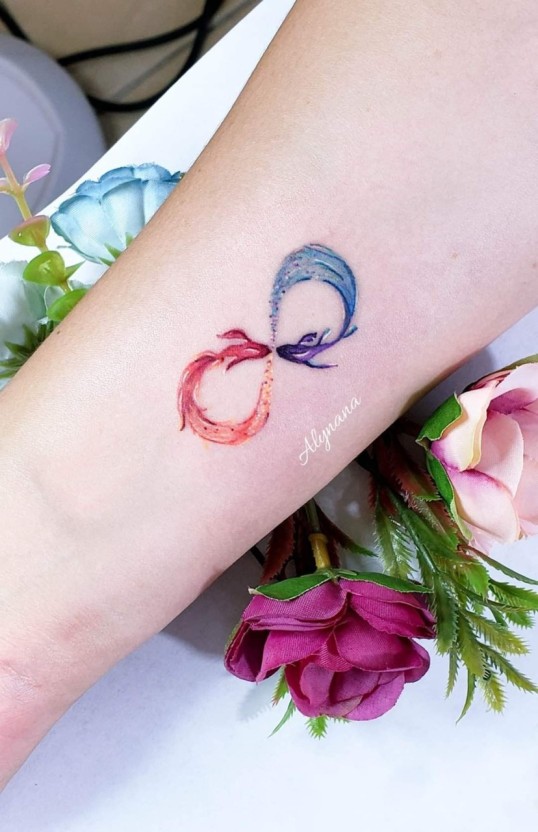 Small watercolor tattoo ideas 0065