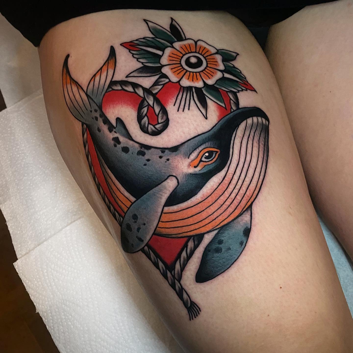 small whale tattoo designs