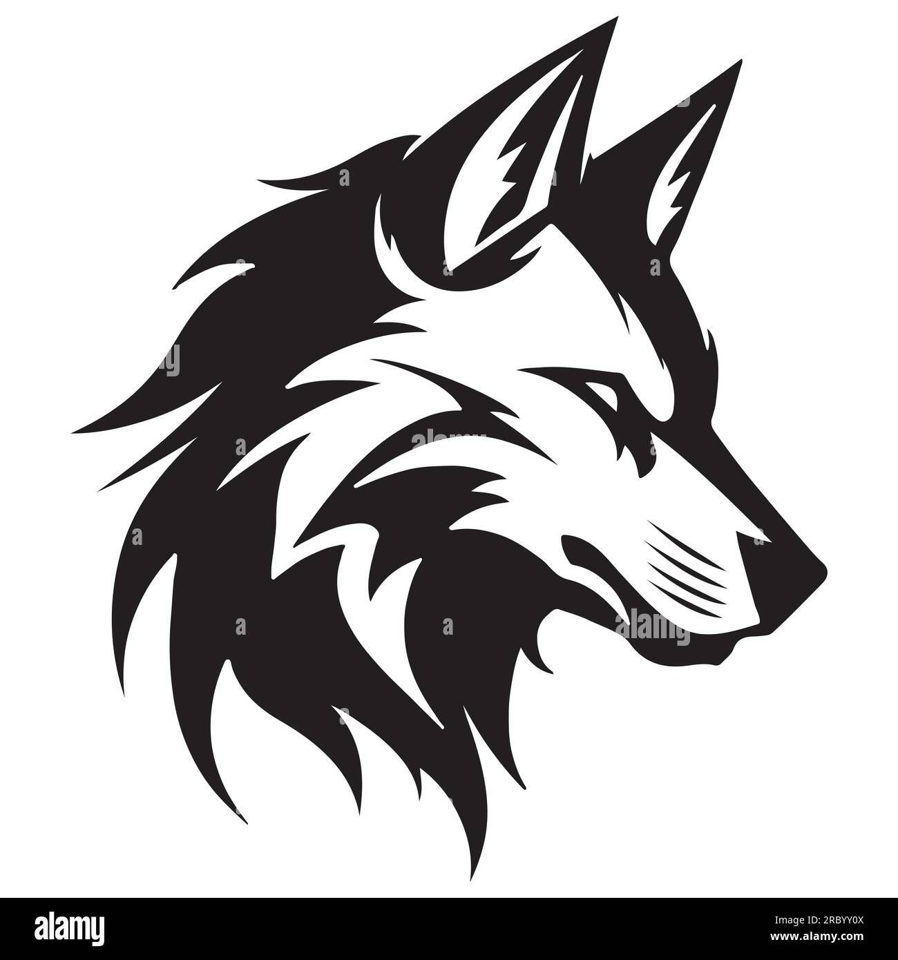 small wolf tattoo 0021