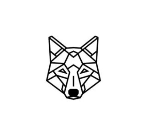 small wolf tattoo 0079