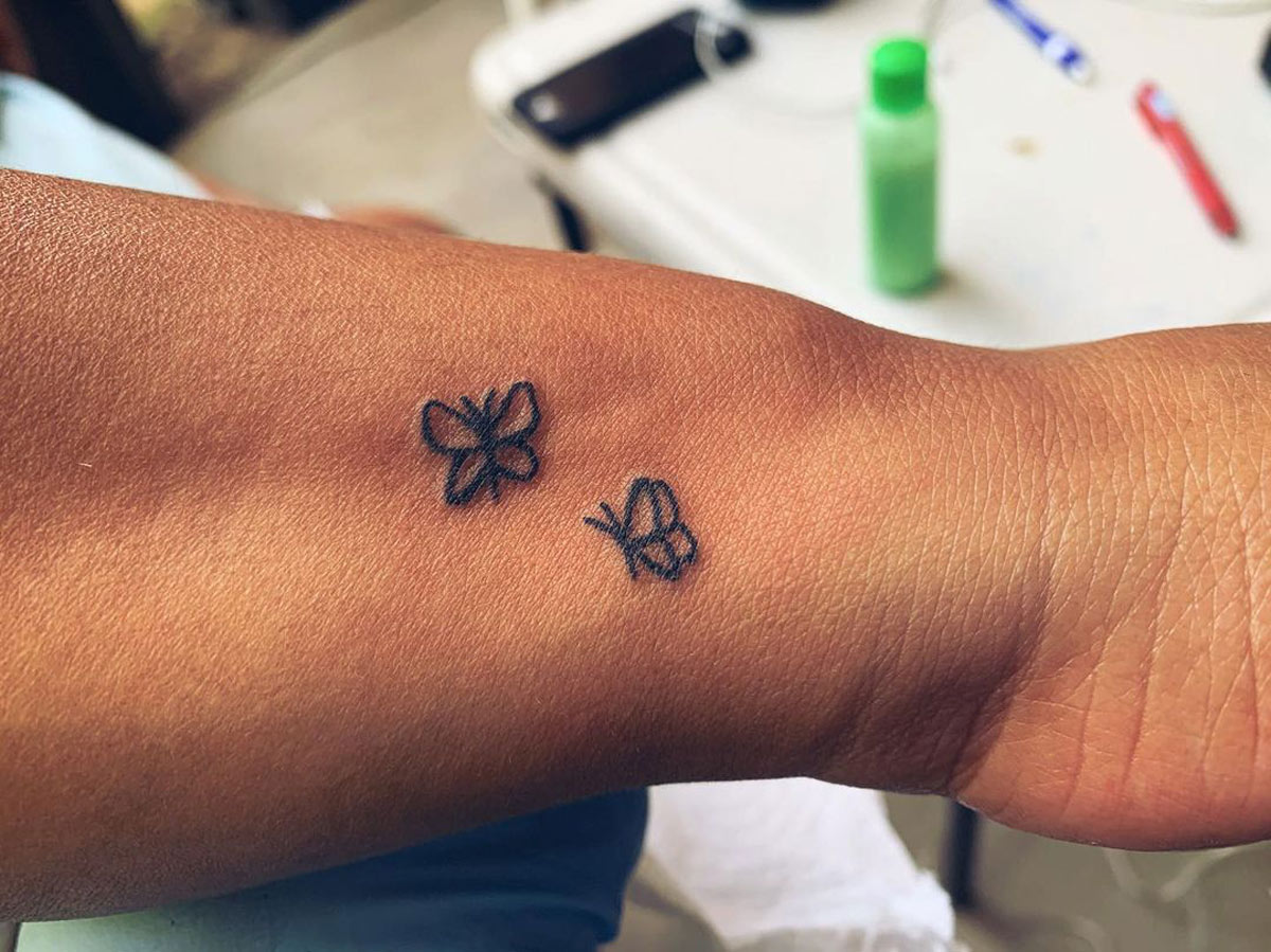 small wrist tattoo 0031