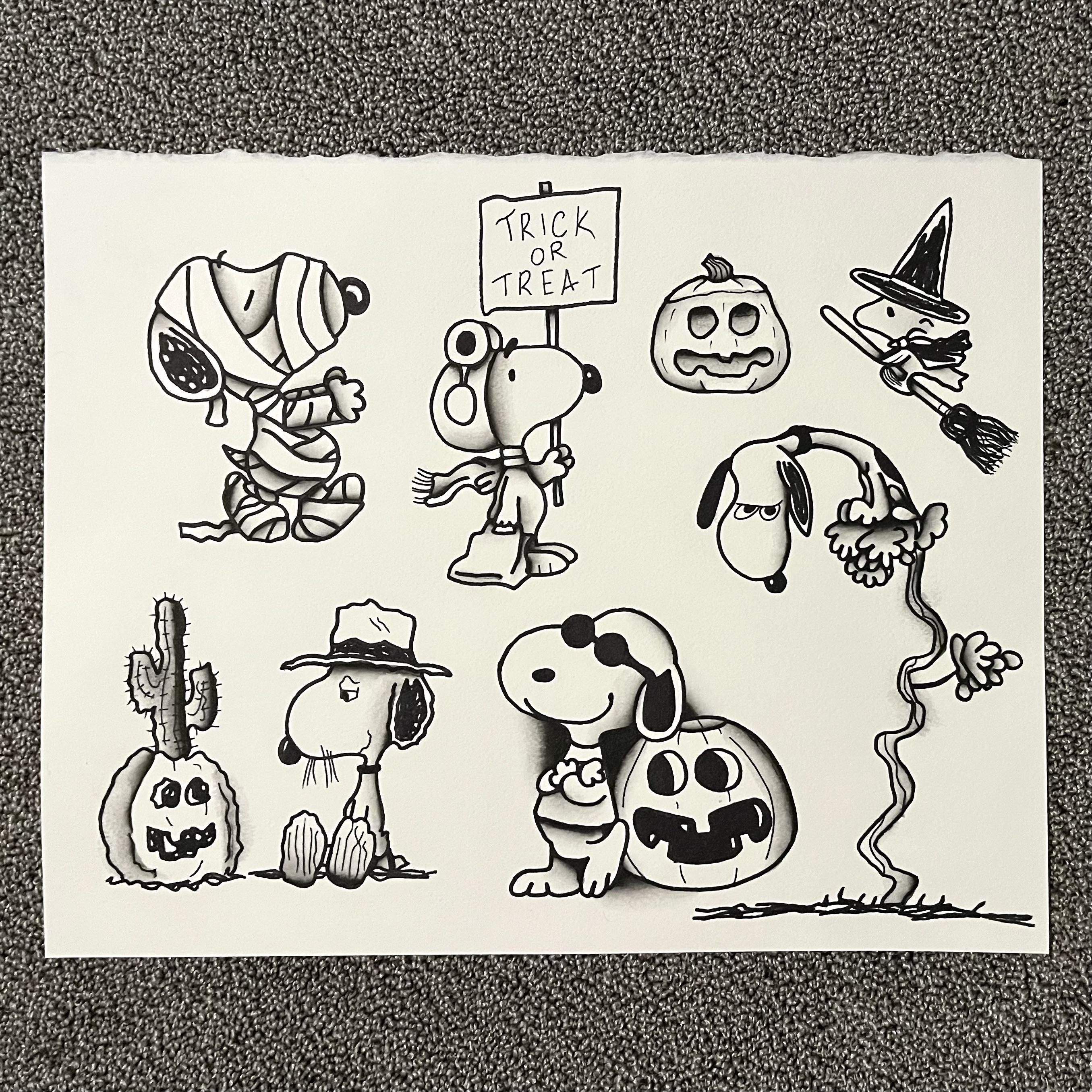 Snoopy tattoo ideas 0017