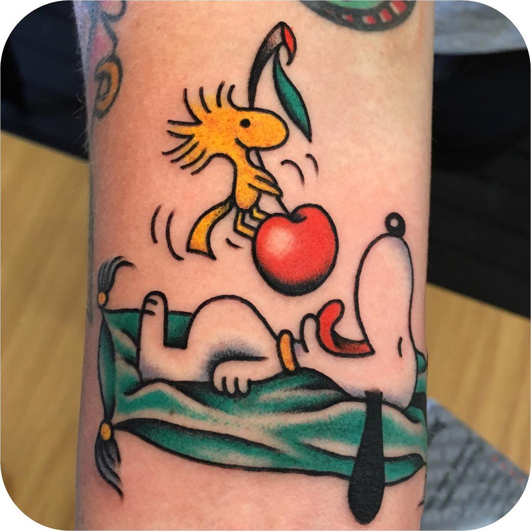 Snoopy tattoo ideas 0037