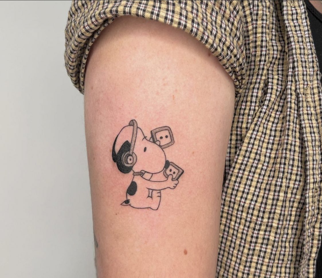 Snoopy tattoo ideas 0040