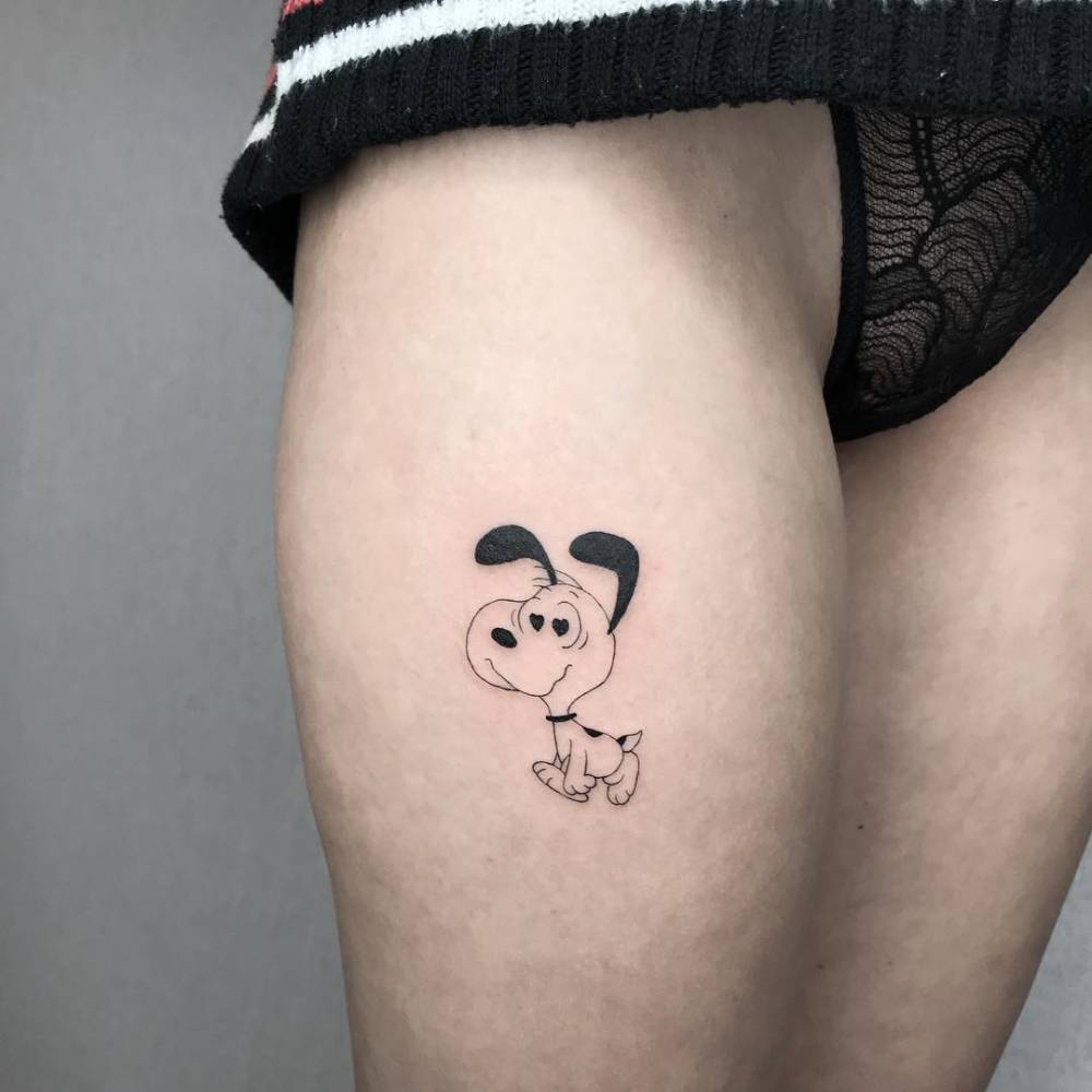 Snoopy tattoo ideas 0043