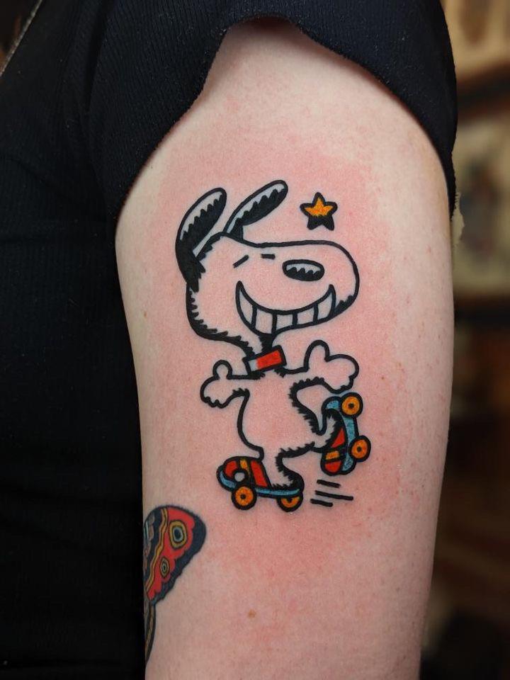 Snoopy tattoo ideas 0048