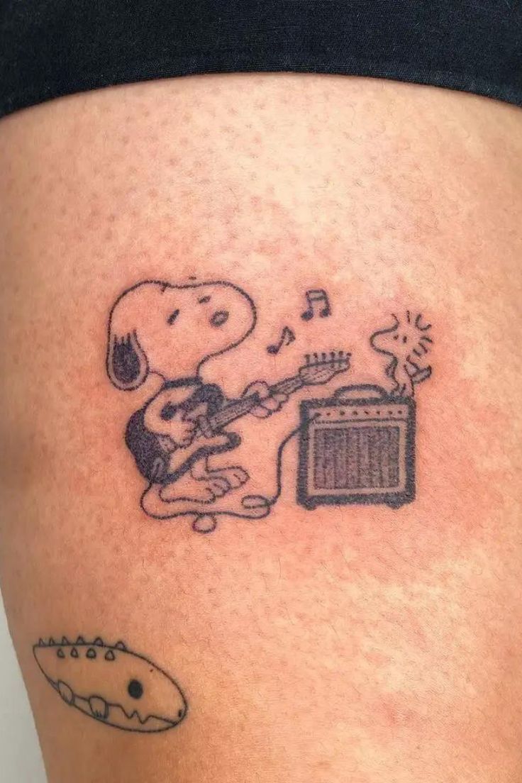 Snoopy tattoo ideas 0054